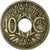 Munten, Frankrijk, Lindauer, 10 Centimes, 1920, FR+, Copper-nickel, KM:866a