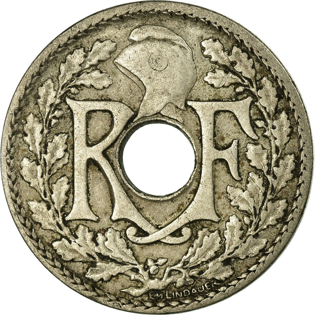 Munten, Frankrijk, Lindauer, 10 Centimes, 1922, FR+, Copper-nickel, KM:866a