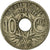 Munten, Frankrijk, Lindauer, 10 Centimes, 1929, FR+, Copper-nickel, KM:866a