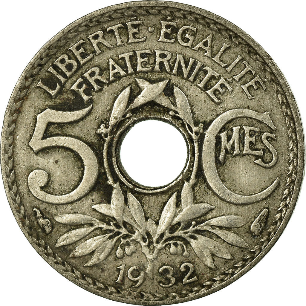 Coin, France, Lindauer, 5 Centimes, 1932, VF(30-35), Copper-nickel, KM:875
