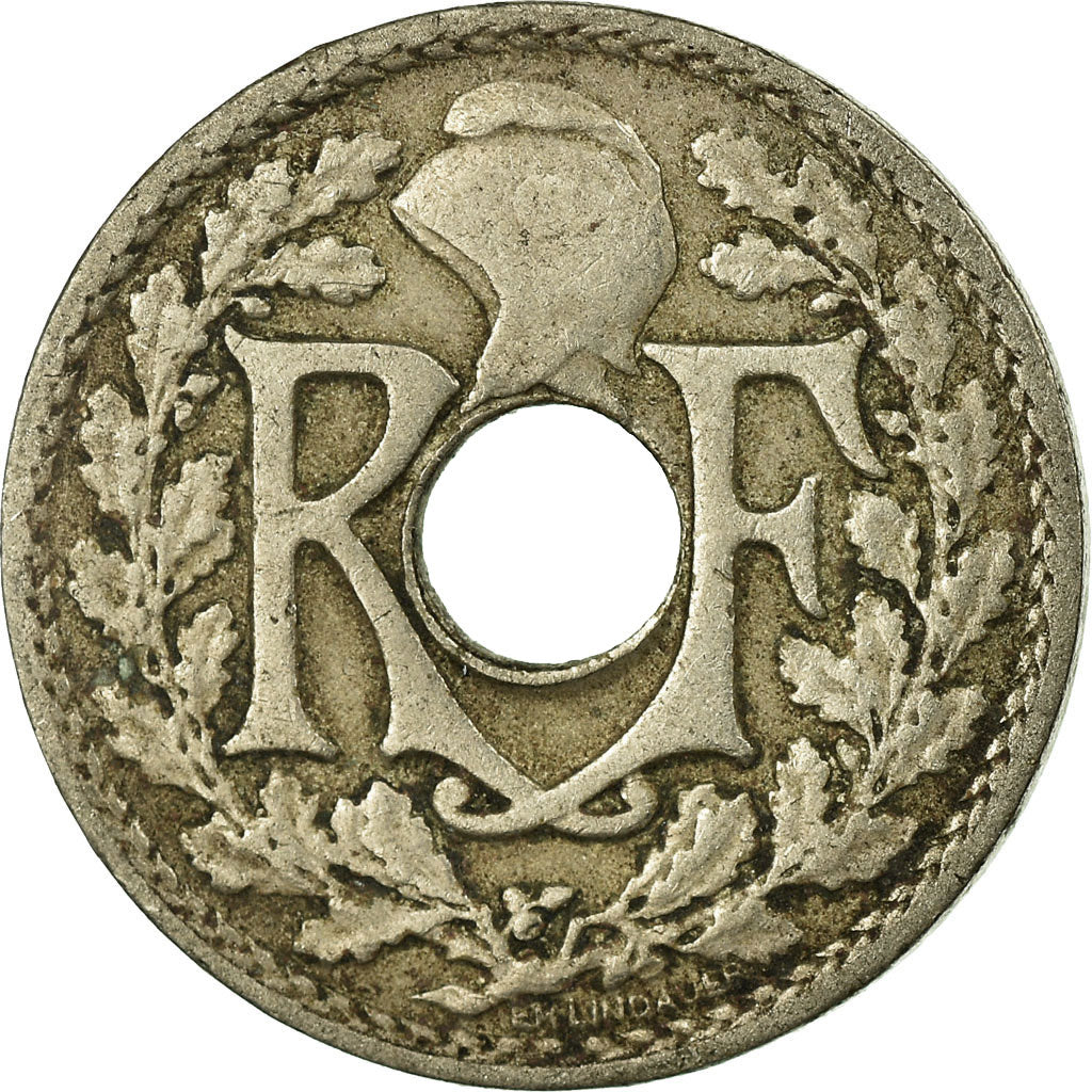 Coin, France, Lindauer, 5 Centimes, 1921, VF(30-35), Copper-nickel, KM:875