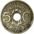 Moneta, Francja, Lindauer, 5 Centimes, 1925, VF(20-25), Miedź-Nikiel, KM:875