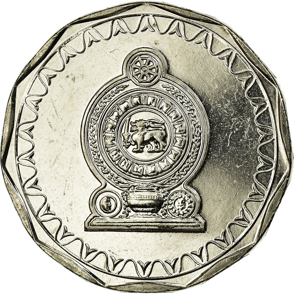 Moneta, Sri Lanka, 10 Rupees, 2011, British Royal Mint, SPL-, Acciaio placcato