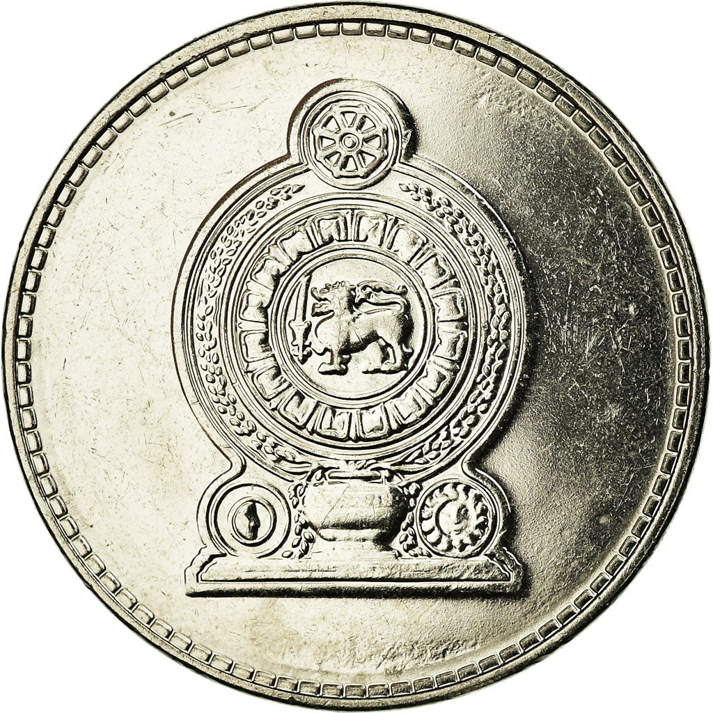Moeda, Sri Lanka, 2 Rupees, 2011, AU(55-58), Aço Revestido a Níquel, KM:147a