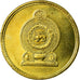 Coin, Sri Lanka, Rupee, 2009, AU(55-58), Brass plated steel, KM:136.3