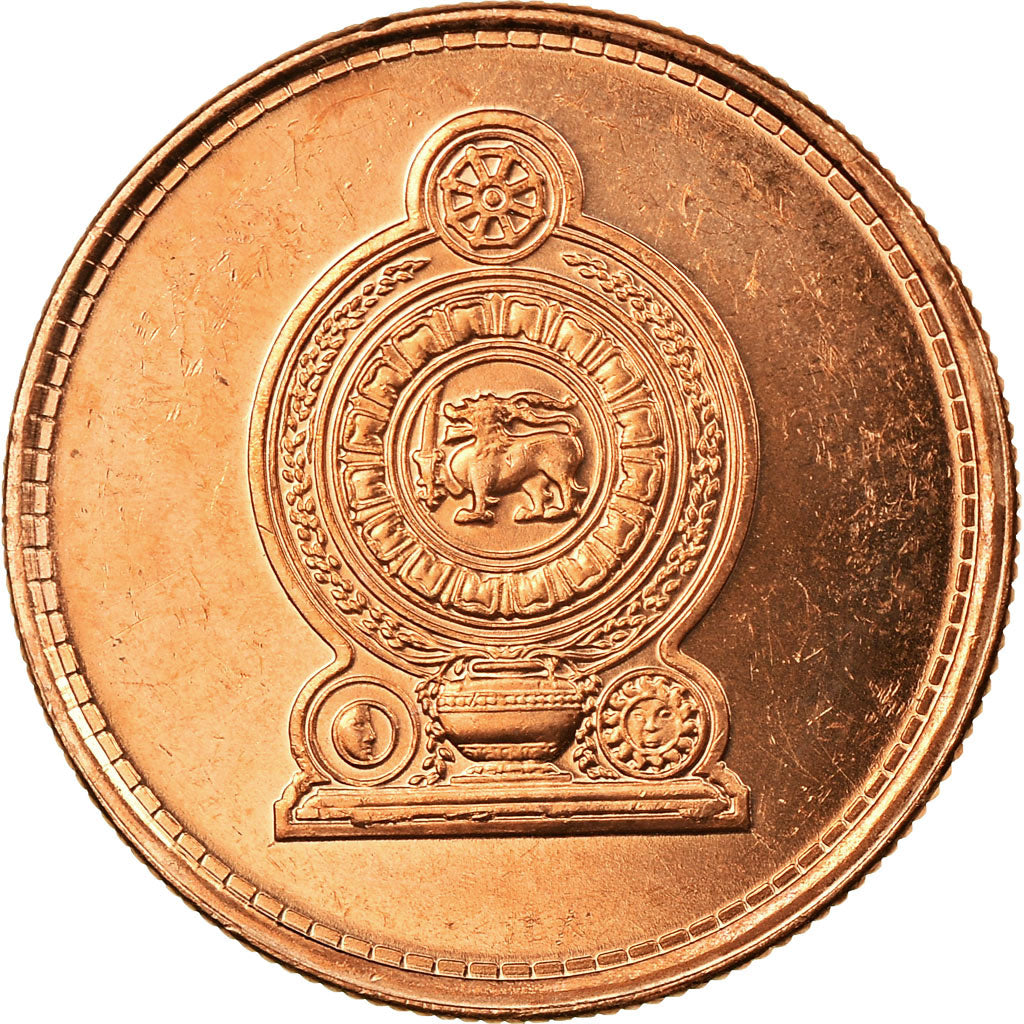 Coin, Sri Lanka, 50 Cents, 2006, AU(55-58), Copper Plated Steel, KM:135.2b