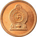 Coin, Sri Lanka, 25 Cents, 2005, AU(55-58), Copper Plated Steel, KM:141.2b