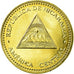Monnaie, Nicaragua, 25 Centavos, 2007, British Royal Mint, SUP, Brass plated
