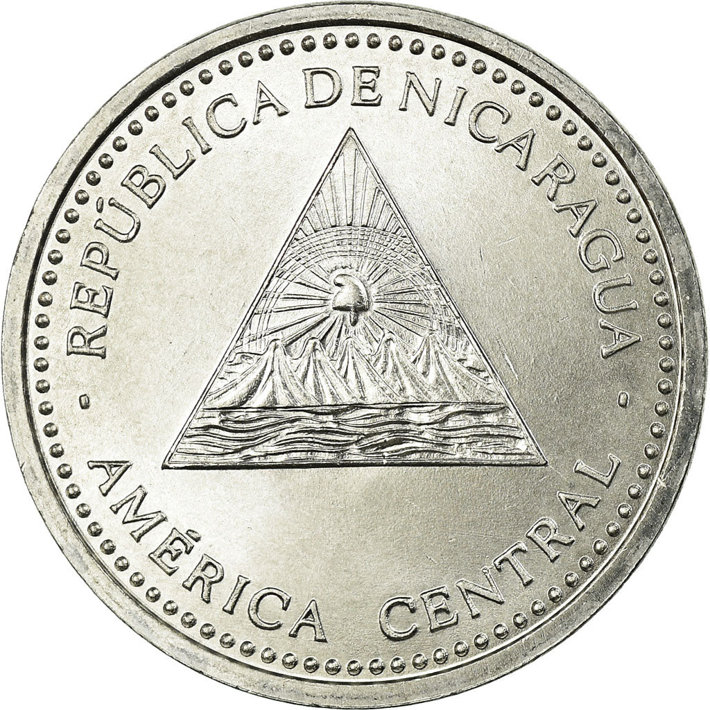 Coin, Nicaragua, 10 Centavos, 2007, AU(55-58), Aluminum, KM:105