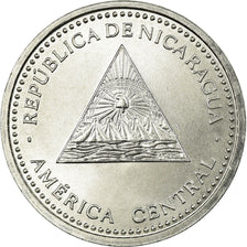 Coin, Nicaragua, 10 Centavos, 2007, AU(55-58), Aluminum, KM:105