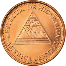 Moneda, Nicaragua, 5 Centavos, 2002, British Royal Mint, EBC, Cobre chapado en