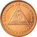 Moneda, Nicaragua, 5 Centavos, 2002, British Royal Mint, EBC, Cobre chapado en