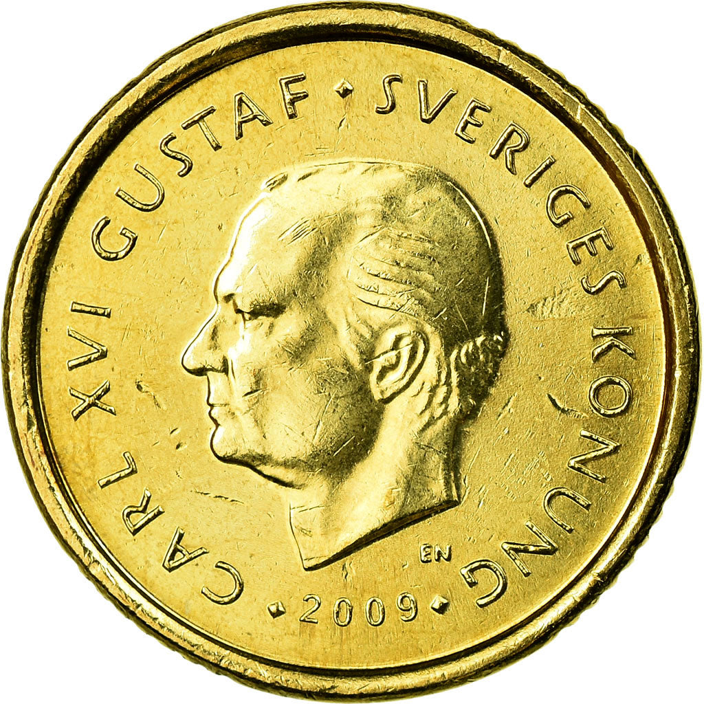 Coin, Sweden, Carl XVI Gustaf, 10 Kronor, 2009, Eskilstuna, EF(40-45)