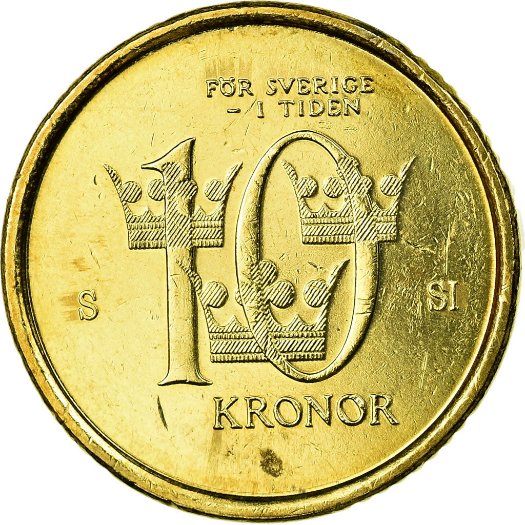 Coin, Sweden, Carl XVI Gustaf, 10 Kronor, 2009, Eskilstuna, EF(40-45)