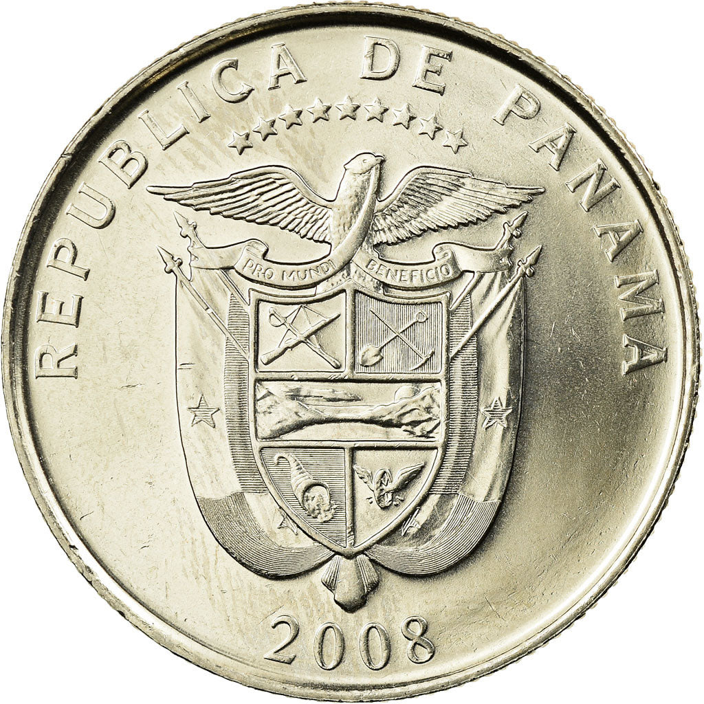 Monnaie, Panama, 1/2 Balboa, 2008, Royal Canadian Mint, SUP, Copper-Nickel Clad