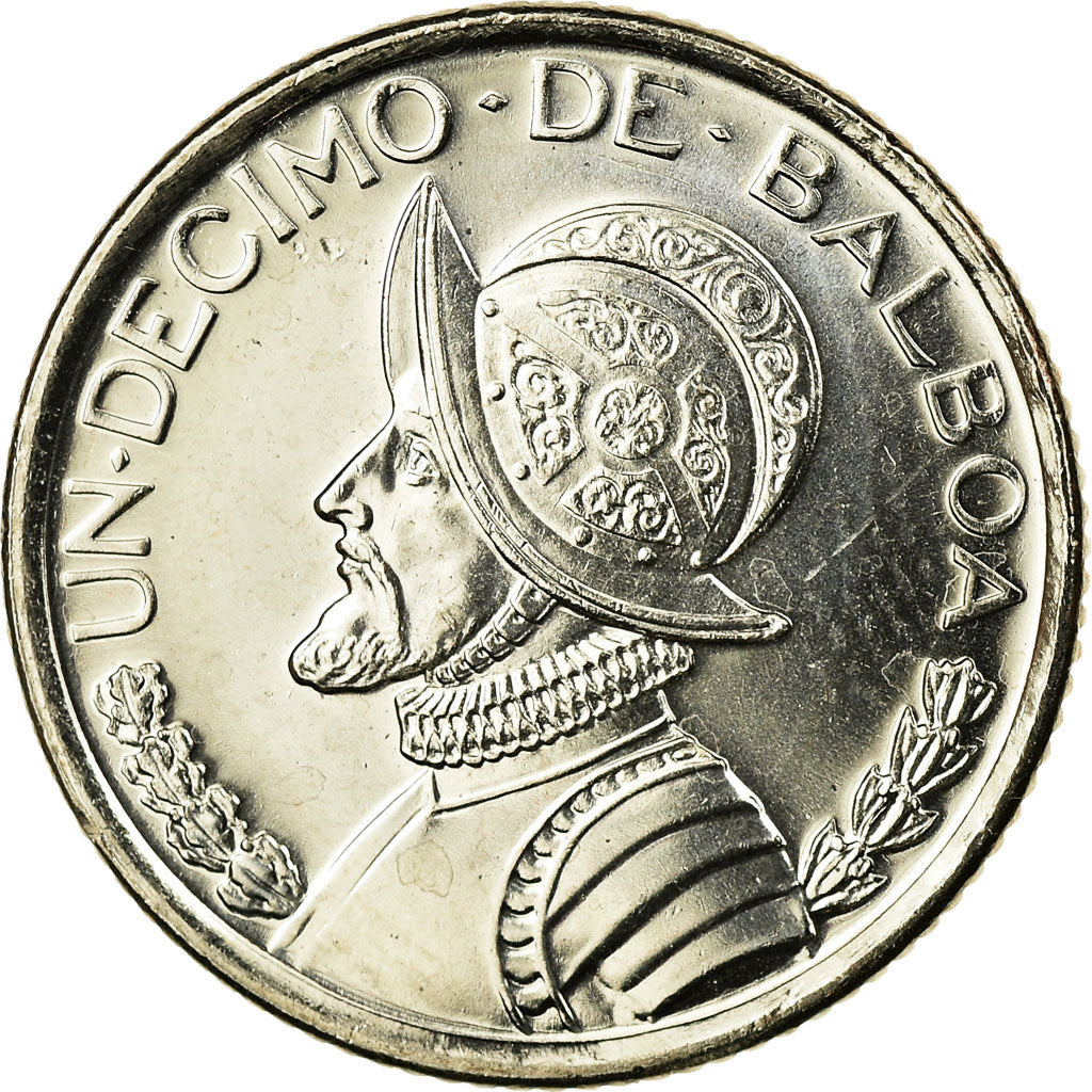 Coin, Panama, 1/10 Balboa, 2008, Royal Canadian Mint, AU(55-58), Copper-Nickel