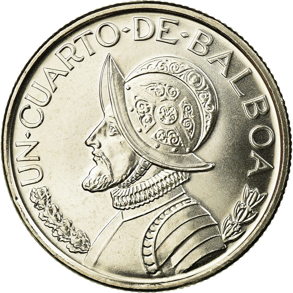 Coin, Panama, 1/4 Balboa, 2008, AU(55-58), Copper-Nickel Clad Copper, KM:128