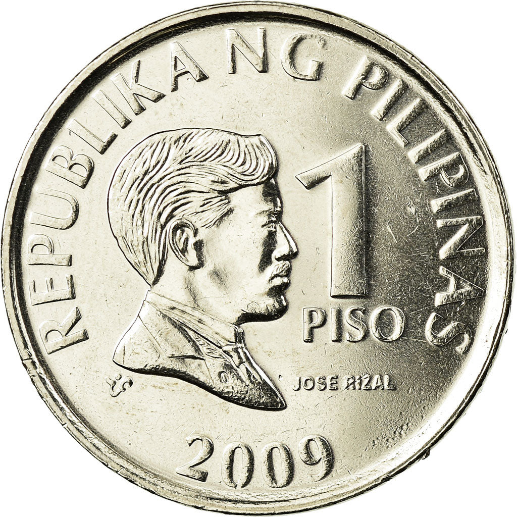Monnaie, Philippines, Piso, 2009, SUP, Nickel plated steel, KM:269a
