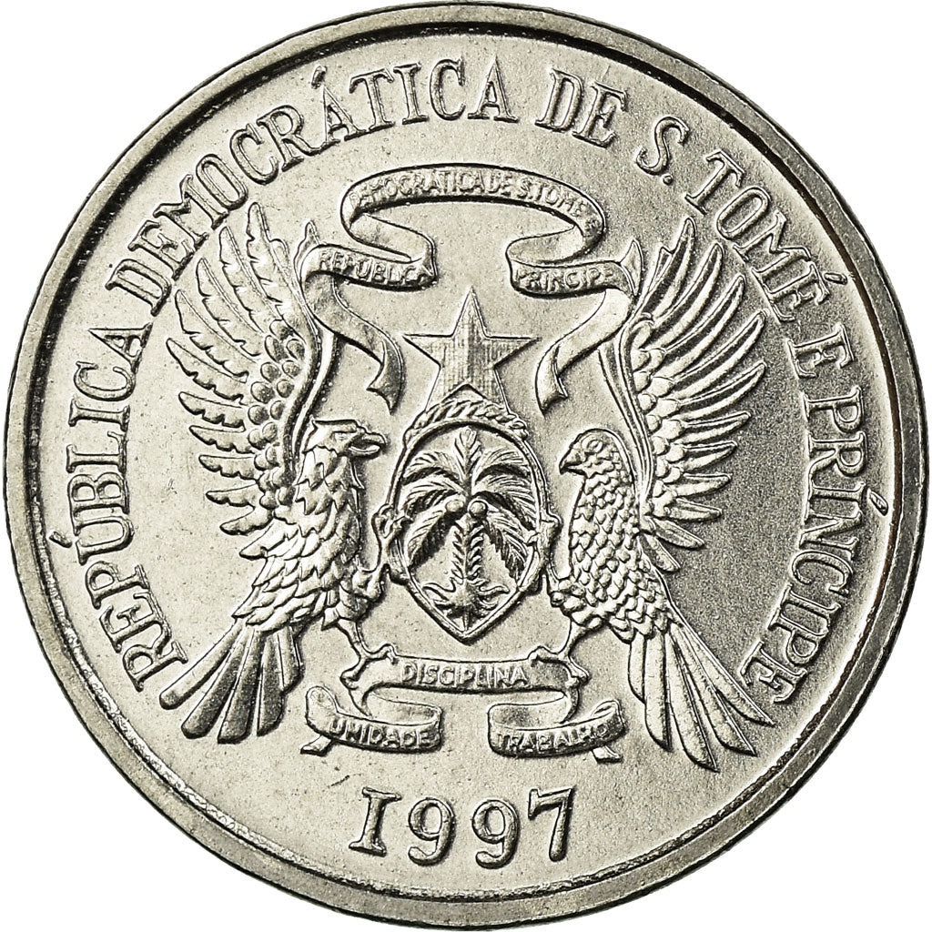 Coin, SAINT THOMAS & PRINCE ISLAND, 100 Dobras, 1997, British Royal Mint