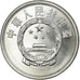 Moneta, CHIŃSKA REPUBLIKA LUDOWA, 5 Fen, 1986, AU(55-58), Aluminium, KM:3