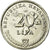 Moneda, Croacia, 20 Lipa, 2011, EBC, Níquel chapado en acero, KM:7