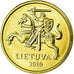 Munten, Lithouwen, 10 Centu, 2010, PR, Nickel-brass, KM:106