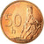 Moneta, Słowacja, 50 Halierov, 2002, AU(55-58), Miedź platerowana stalą