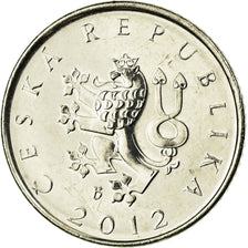 Coin, Czech Republic, Koruna, 2012, AU(55-58), Nickel plated steel, KM:7