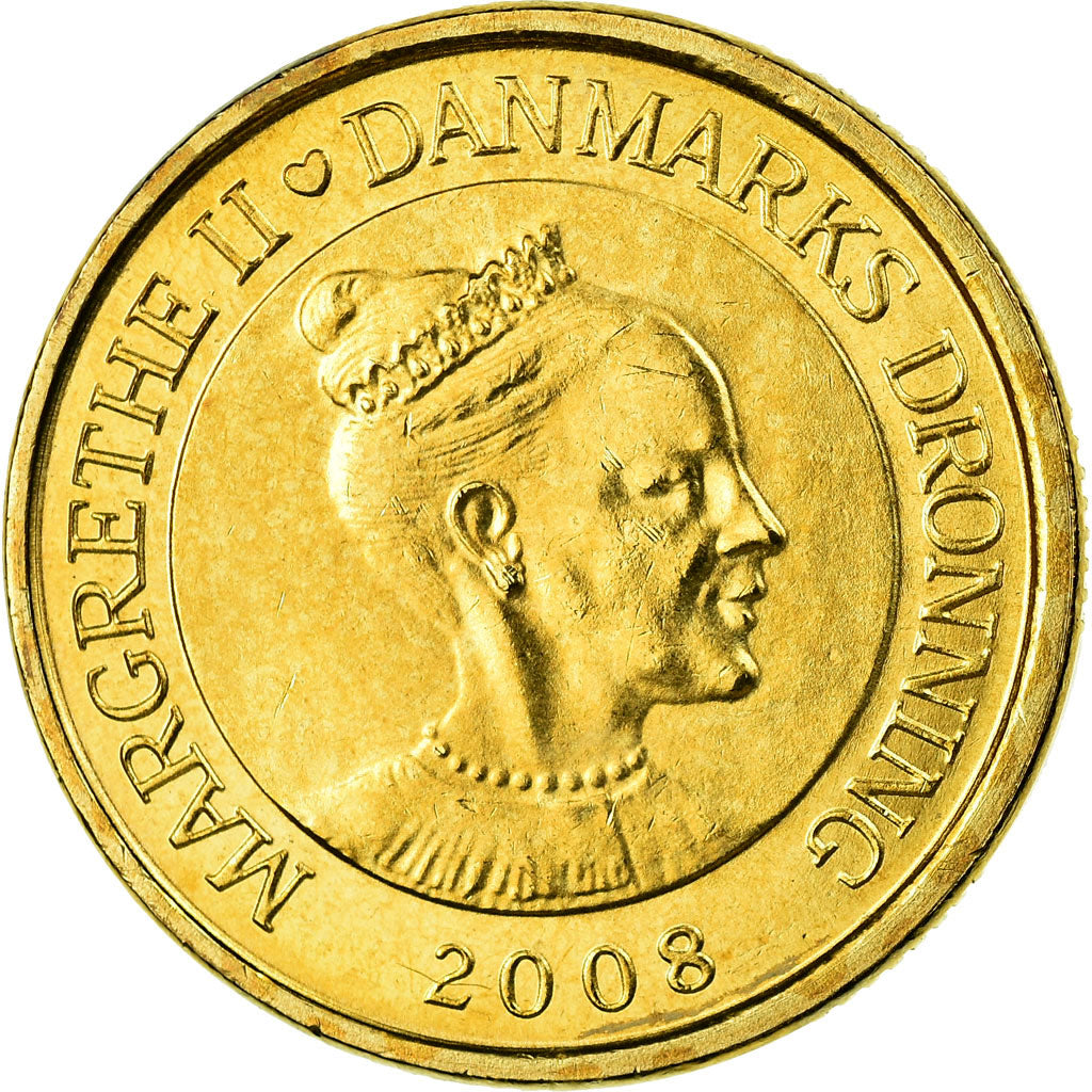 Moneta, Danimarca, Margrethe II, 20 Kroner, 2008, Copenhagen, SPL-