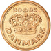 Moneta, Danimarca, Margrethe II, 50 Öre, 2005, Brondby, SPL-, Bronzo, KM:866.3