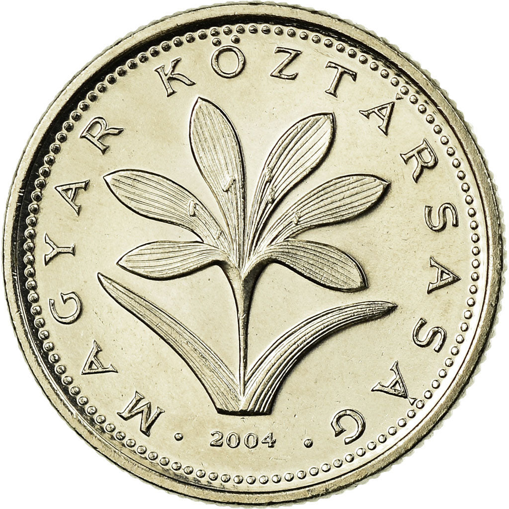 Munten, Hongarije, 2 Forint, 2004, Budapest, PR, Copper-nickel, KM:693