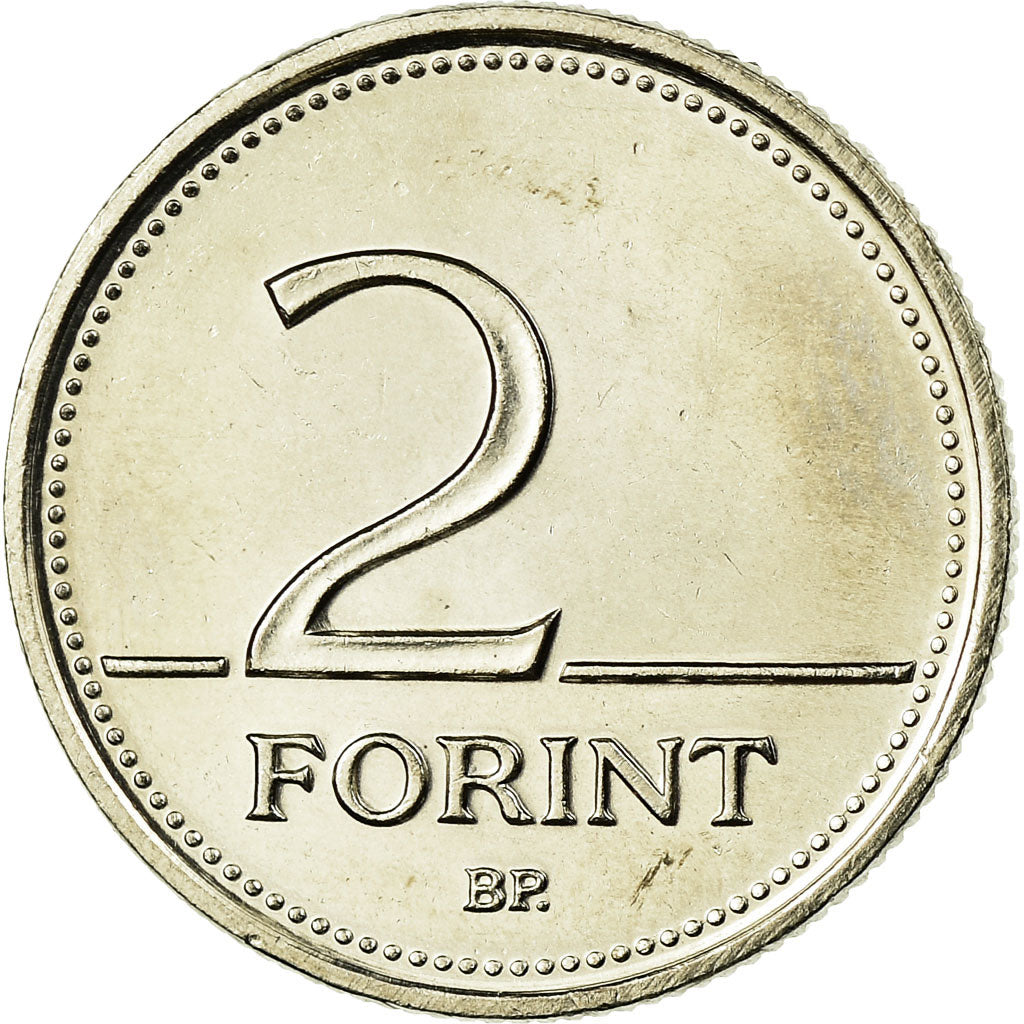 Munten, Hongarije, 2 Forint, 2004, Budapest, PR, Copper-nickel, KM:693