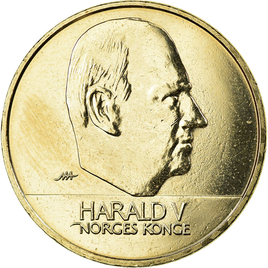 Monnaie, Norvège, Harald V, 20 Kroner, 2007, TTB+, Nickel-brass, KM:453