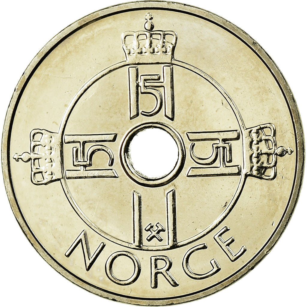 Coin, Norway, Harald V, Krone, 2012, AU(55-58), Copper-nickel, KM:462