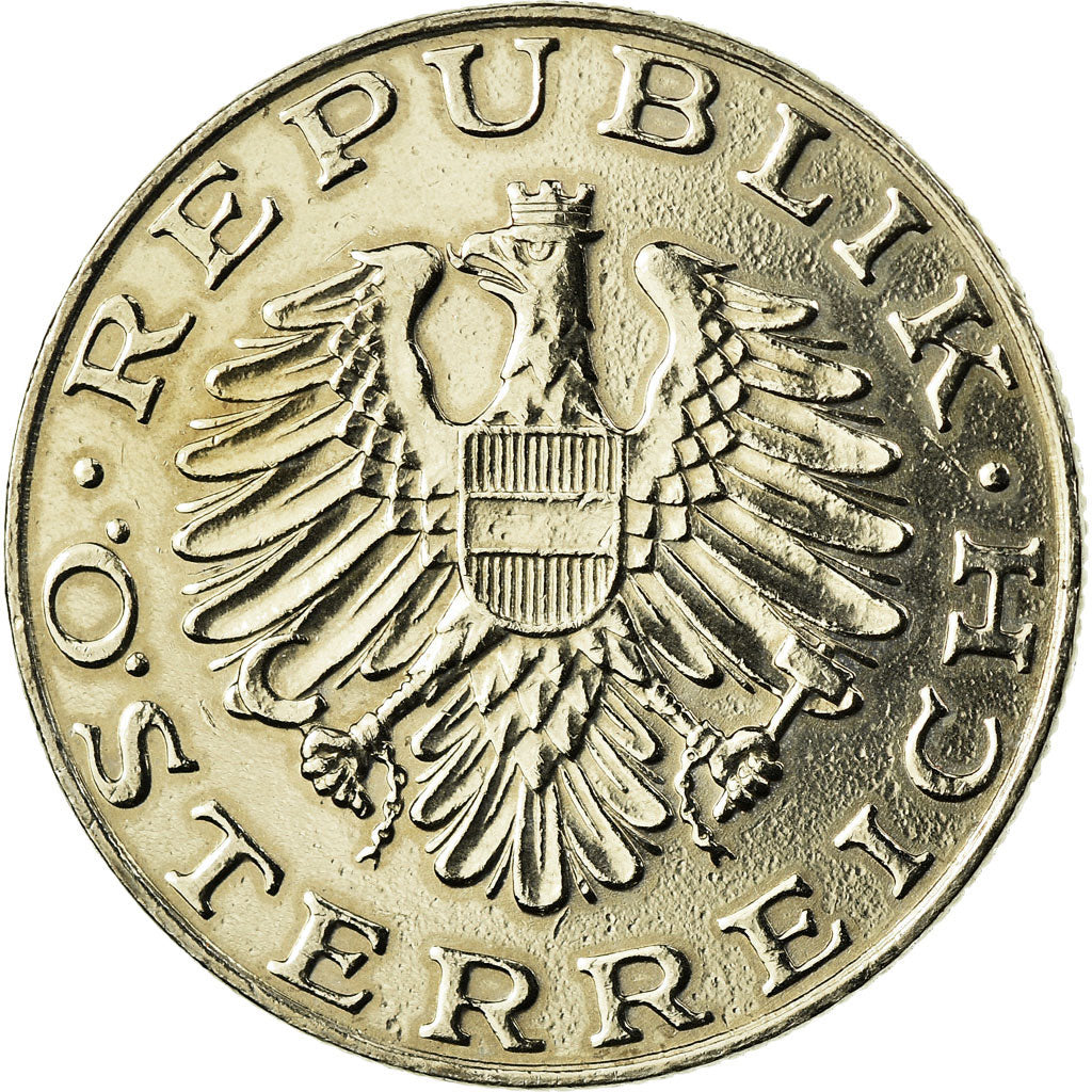 Coin, Austria, 10 Schilling, 1997, AU(55-58), Copper-Nickel Plated Nickel