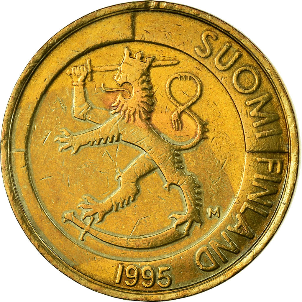 Münze, Finnland, Markka, 1995, SS, Aluminum-Bronze, KM:76