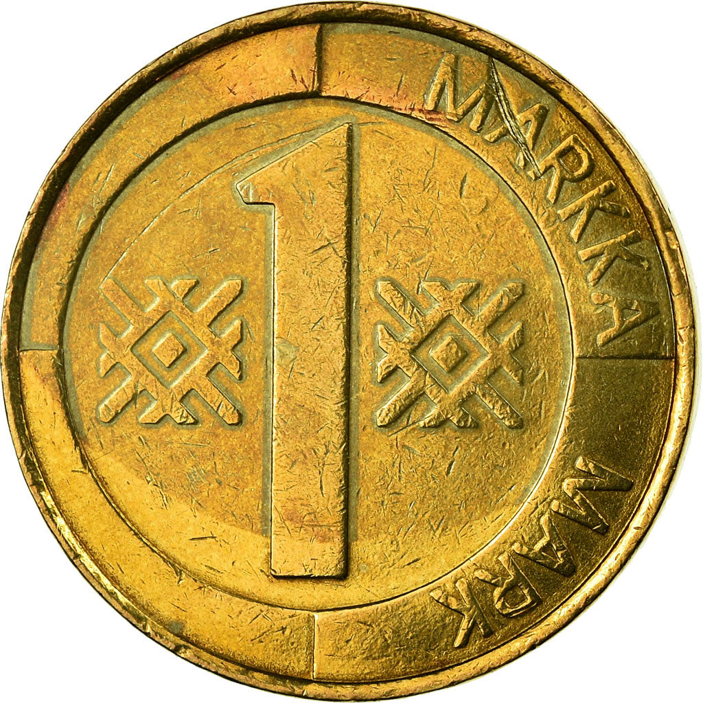 Münze, Finnland, Markka, 1995, SS, Aluminum-Bronze, KM:76