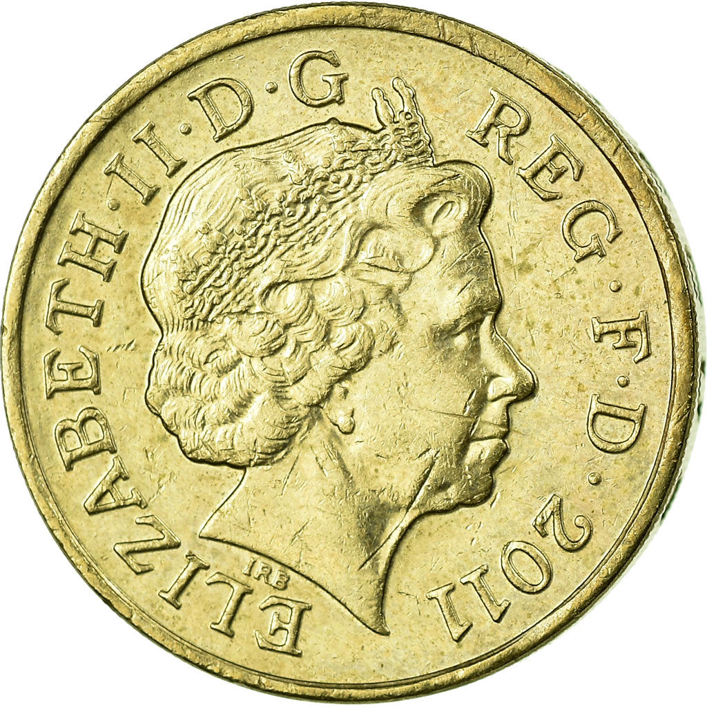 Coin, Great Britain, Elizabeth II, Pound, 2011, British Royal Mint, EF(40-45)