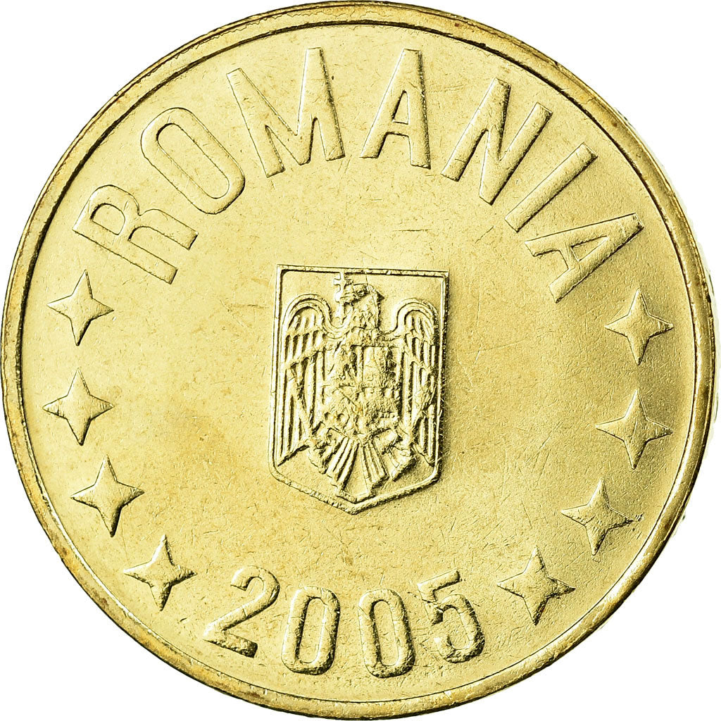 Moeda, Roménia, Monetary Reform of 2005, 50 Bani, 2005, Bucharest, EF(40-45)