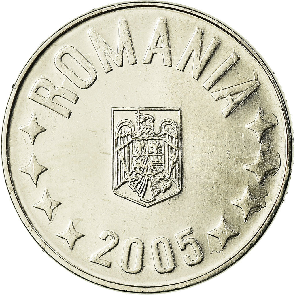 Moeda, Roménia, Monetary Reform of 2005, 10 Bani, 2005, Bucharest, EF(40-45)