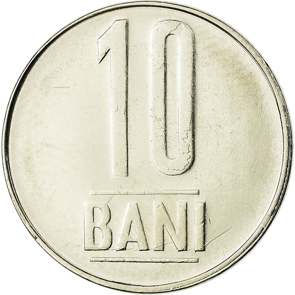 Moeda, Roménia, Monetary Reform of 2005, 10 Bani, 2005, Bucharest, EF(40-45)