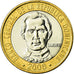 Münze, Dominican Republic, Sanchez, 5 Pesos, 2008, UNZ, Bi-Metallic, KM:89