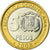 Moeda, República Dominicana, Sanchez, 5 Pesos, 2008, MS(63), Bimetálico, KM:89
