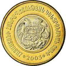 Coin, Armenia, 500 Dram, 2003, MS(63), Bi-Metallic, KM:97