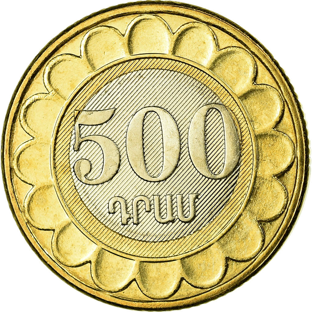Coin, Armenia, 500 Dram, 2003, MS(63), Bi-Metallic, KM:97