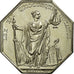 France, Token, Notary, 1833, MS(60-62), Maillechort, Lerouge:184c