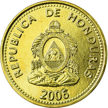 Coin, Honduras, 5 Centavos, 2006, AU(55-58), Brass, KM:72.4