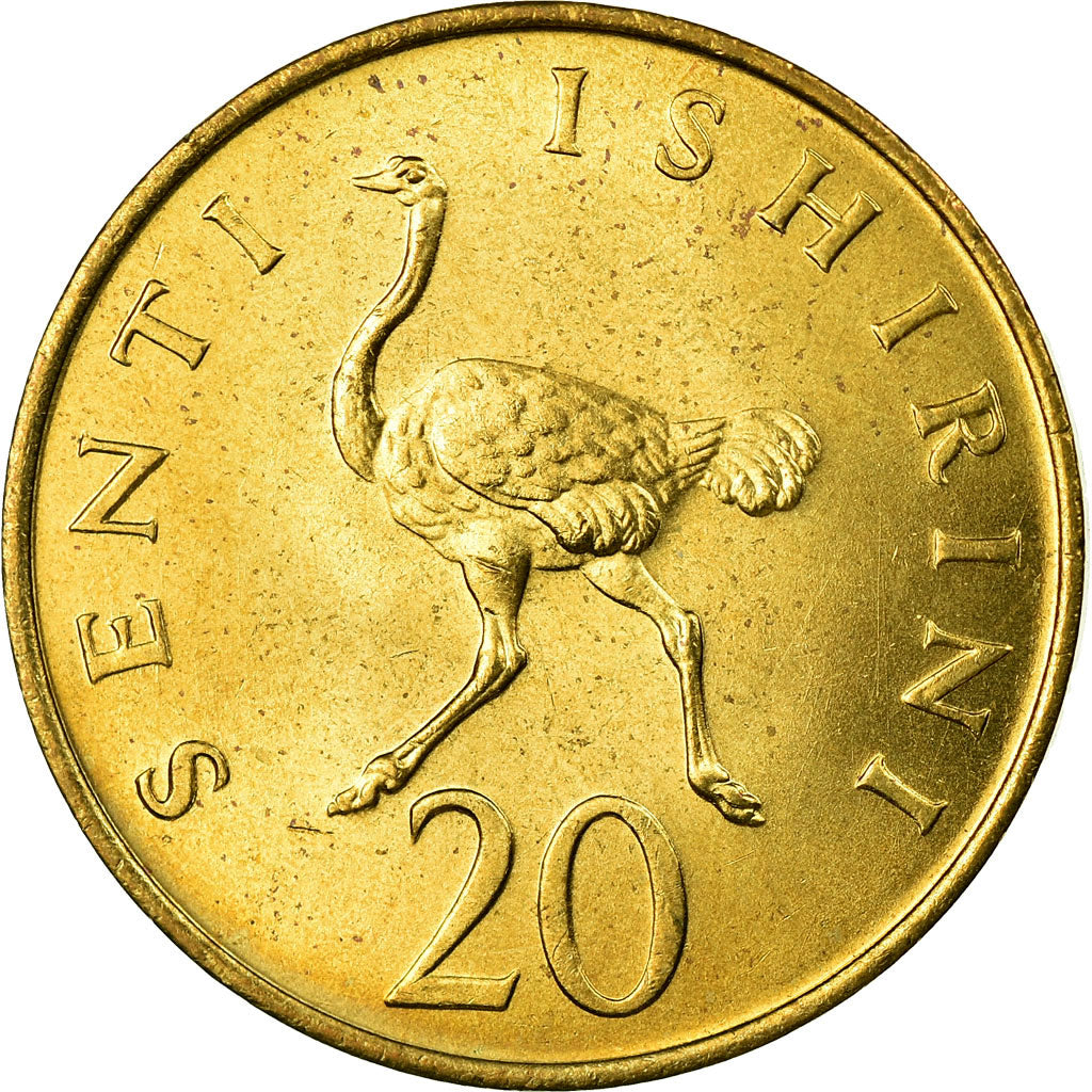 Monnaie, Tanzania, 20 Senti, 1975, SUP, Nickel-brass, KM:2