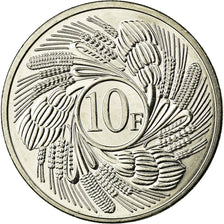 Coin, Burundi, 10 Francs, 2011, AU(55-58), Nickel plated steel, KM:21