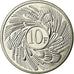 Coin, Burundi, 10 Francs, 2011, AU(55-58), Nickel plated steel, KM:21